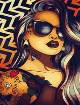 Стильный портрет женщины