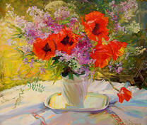 Цветочное великолепие с маками