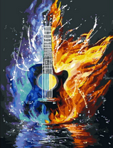 Гитара в пламени