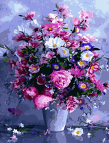 Красивый и пышный букет