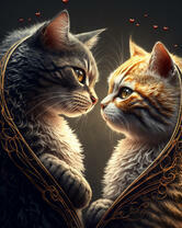 Кот и кошечка