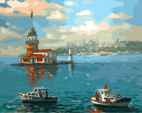 Вид на Стамбул з воды