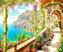 Прекрасный вид на черное море