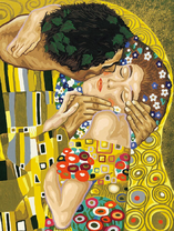 Нежный поцелуй влюбленных