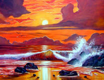 Прилив и закат