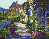 Южный город в летние дни