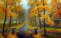 Тропинка в осеннем парке