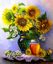 Мед и подсолнухи