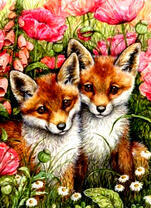 Две хитрые лисы