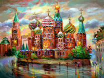 Собор Василия Блаженного осенью