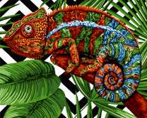 Отличная маскировка хамелеона