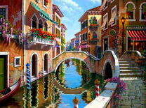 Каменные мостики через каналы Венеции