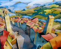 Колодец в центре города у реки