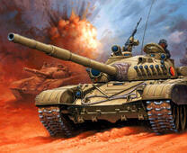 Бой современных танков