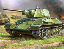 Т-34 на поле боя