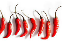 Набор красных перцев