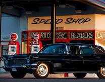 Ретроавто на заправке