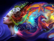 Девушка, киты и драконы