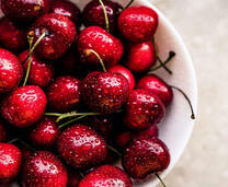 Мытая черешня