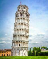Знаменитая Пизанская башня