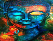 Будда и цветы