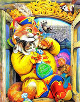 Рыжий кот-купец