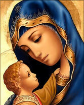 Младенец и Матерь Божья