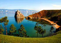 Красивая лагуна озера