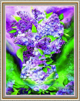 Красочный букет сирени в вазе