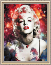 Мерлин Монро и звёздная туманность