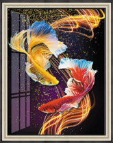 Две яркие красивые рыбки