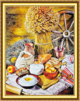 Красивый деревенский натюрморт