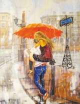 Весёлая прогулка под летним дождём