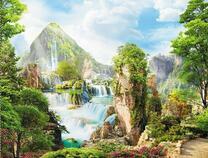 Красочные водопады в джунглях