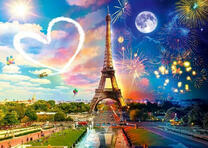 День, ночь и красота парижского неба