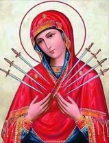 Икона Богородицы Семистрельной