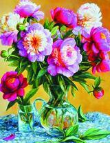 Кувшин полный пионов