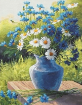 Васильки и ромашки