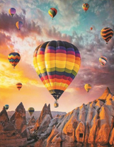 Полет на шаре над Каппадокией