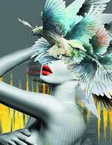 Девушка и голуби