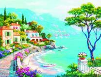 Набережная для прогулок у моря