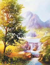 Горы и небольшая река