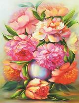 Неимоверно красивый букет пионов