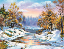 Первый снег и реки