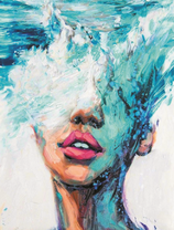 Портрет девушки-море