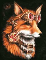 Лиса с очками