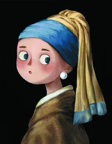 Девушка с жемчужной серёжкой пародия