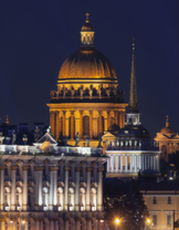 Исаакиевский собор в вечернем свете