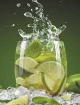 Вода с лаймом