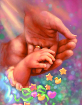 Нежная детская ручка